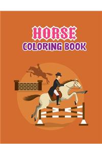 Horse coloring book