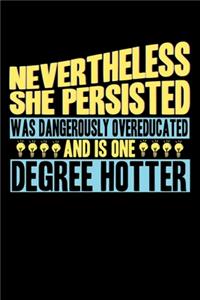 Nevertheless She Persisted Was Dangerously Overeducated And is One Degree Hotter