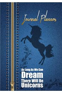 Unicorn Journal planner (122 pages 7x10 Inch)