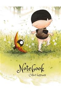 Collect happiness notebook for handwriting ( Volume 1)(8.5*11) (100 pages)
