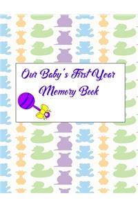 Our Baby's First Year Memory Book
