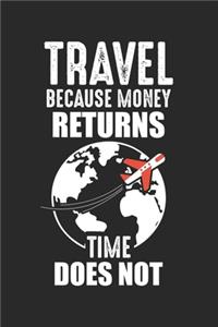 Travel because money returns time does not