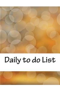 Daily to do List