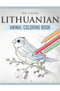 Lithuanian Animal Coloring Book