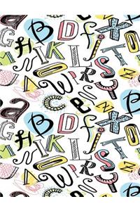 Lined Notebook For Kids - Alphabet