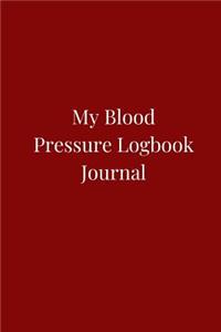 My Blood Pressure Logbook Journal