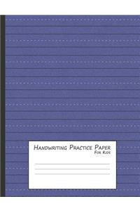Handwriting Practice Paper for Kids
