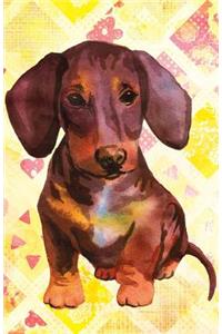 Journal Notebook For Dog Lovers Dachshund Puppy