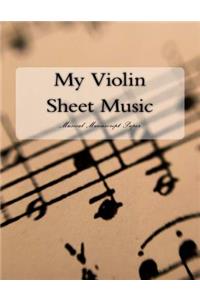 My Violin Sheet Music