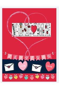 You Me I love you (save the date / wedding journal keepsake)