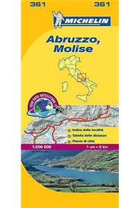 Abruzzo & Molise - Michelin Local Map 361