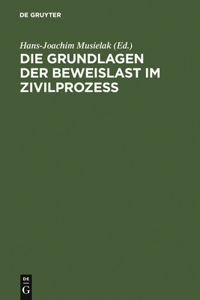 Grundlagen der Beweislast im Zivilprozeß