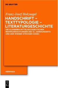 Handschrift-texttypologie-literaturgeschichte