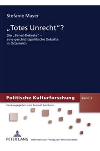 «Totes Unrecht?»