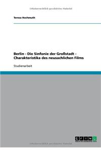 Charakteristika des neusachlichen Films