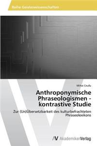 Anthroponymische Phraseologismen - kontrastive Studie