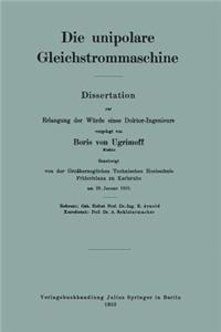 Die Unipolare Gleichstrommaschine