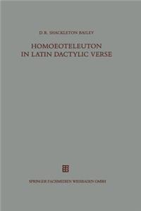 Homoeoteleuton in Latin Dactylic Verse