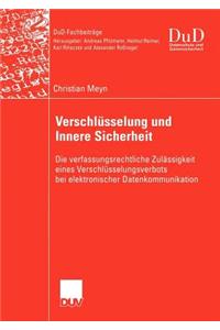 Verschlüsselung Und Innere Sicherheit