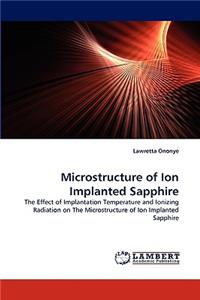 Microstructure of Ion Implanted Sapphire