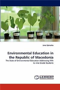 Environmental Education in the Republic of Macedonia
