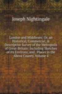 London and Middlesex: Or, an Historical, Commercial, & Descriptive Survey of the Metropolis of Great-Britain: Including Sketches of Its Environs, and . Places in the Above County, Volume 4