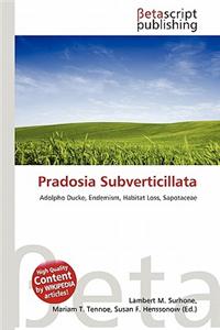 Pradosia Subverticillata