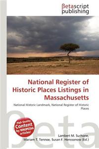 National Register of Historic Places Listings in Massachusetts