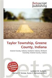 Taylor Township, Greene County, Indiana