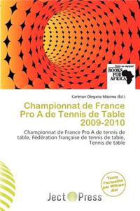 Championnat de France Pro a de Tennis de Table 2009-2010