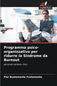 Programma psico-organizzativo per ridurre la Sindrome da Burnout