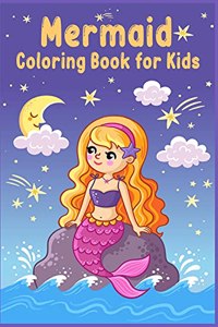 Mermaid Coloring Book for Kids