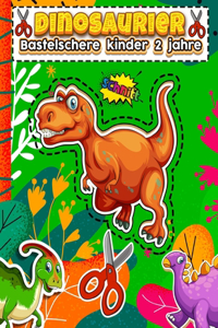 Bastelschere kinder 2 jahre Dinosaurier