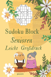 Sudoku Block Senioren Leicht Großdruck
