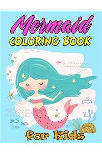 Mermaid Coloring Book for Kids