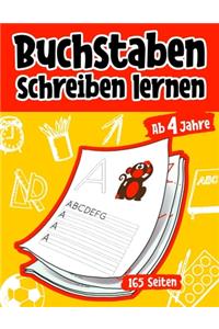 Buchstaben schreiben lernen ab 4 Jahren