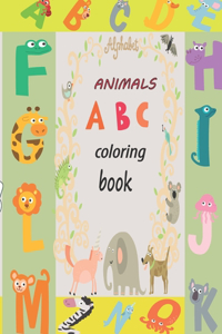 Alphabet Animals ABC Coloring Book