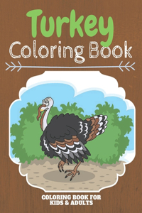 Turkey Coloring Book