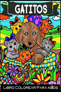 Gatitos Libro Colorear Para niños