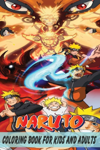 Naruto Coloring Book For Kids And Adults