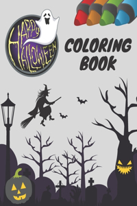 Happy Halloween Coloring Book