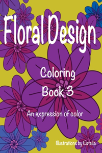 Floral Design Coloring Book 3