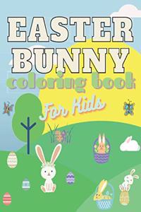 Easter Bunny Coloring Book For Kids