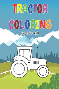 Tractor Coloring Book For Kids