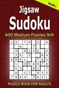 Jigsaw Sudoku Puzzle Book for Adults