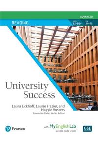 University Success Reading Advanced, Student Book with Myenglishlab