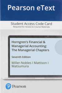 Horngren's Financial & Managerial Accounting