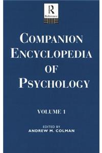 Companion Encyclopedia of Psychology: 2-Volume Set