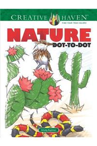 Creative Haven Nature Dot-To-Dot Coloring Book