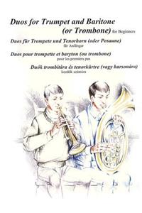 Duos for Trumpet and Baritone (or Trombone)